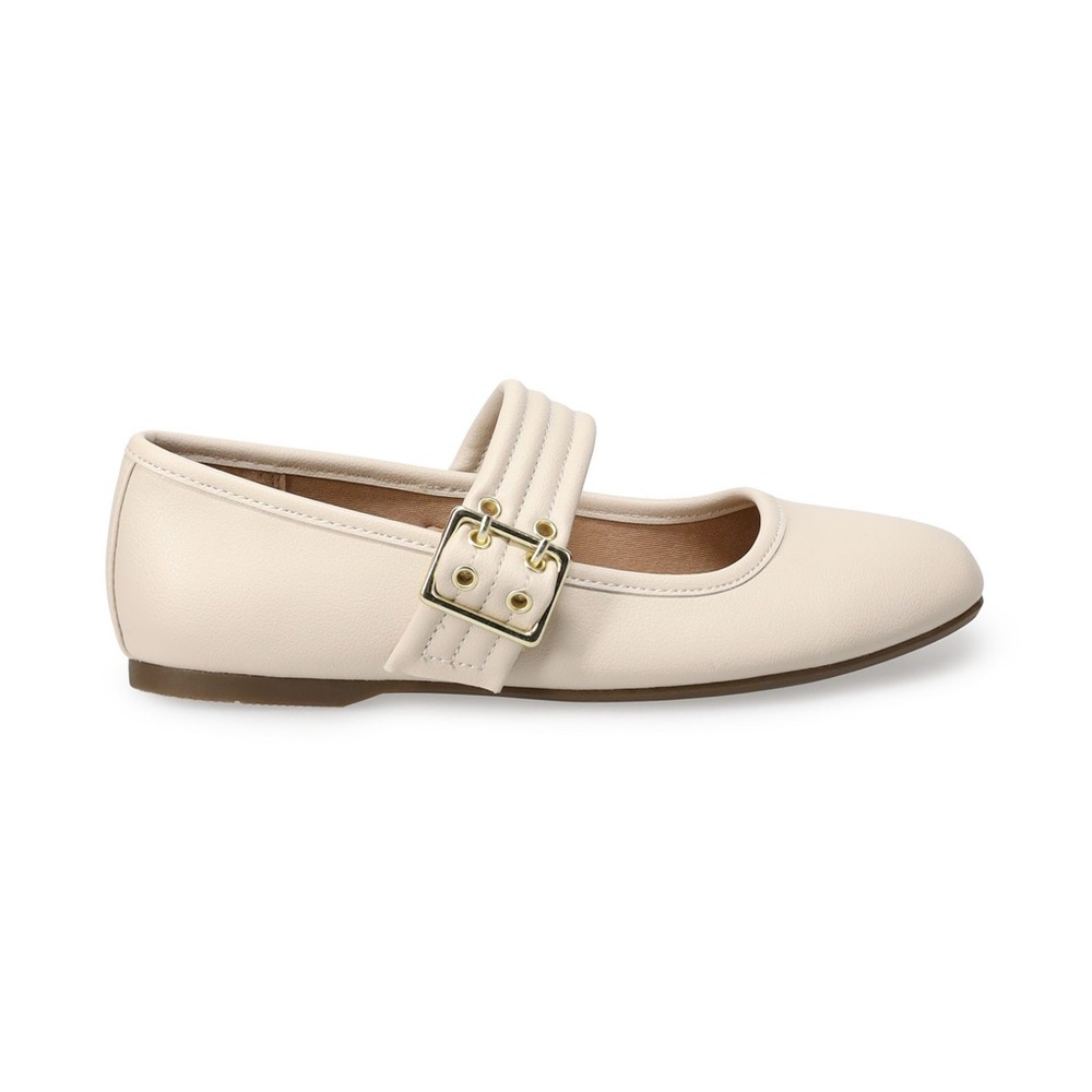 Sonoma Goods For Life® Delilah Women's Mary Jane Flats in Bone Women’s Size 8.5 - Picture 2 of 16